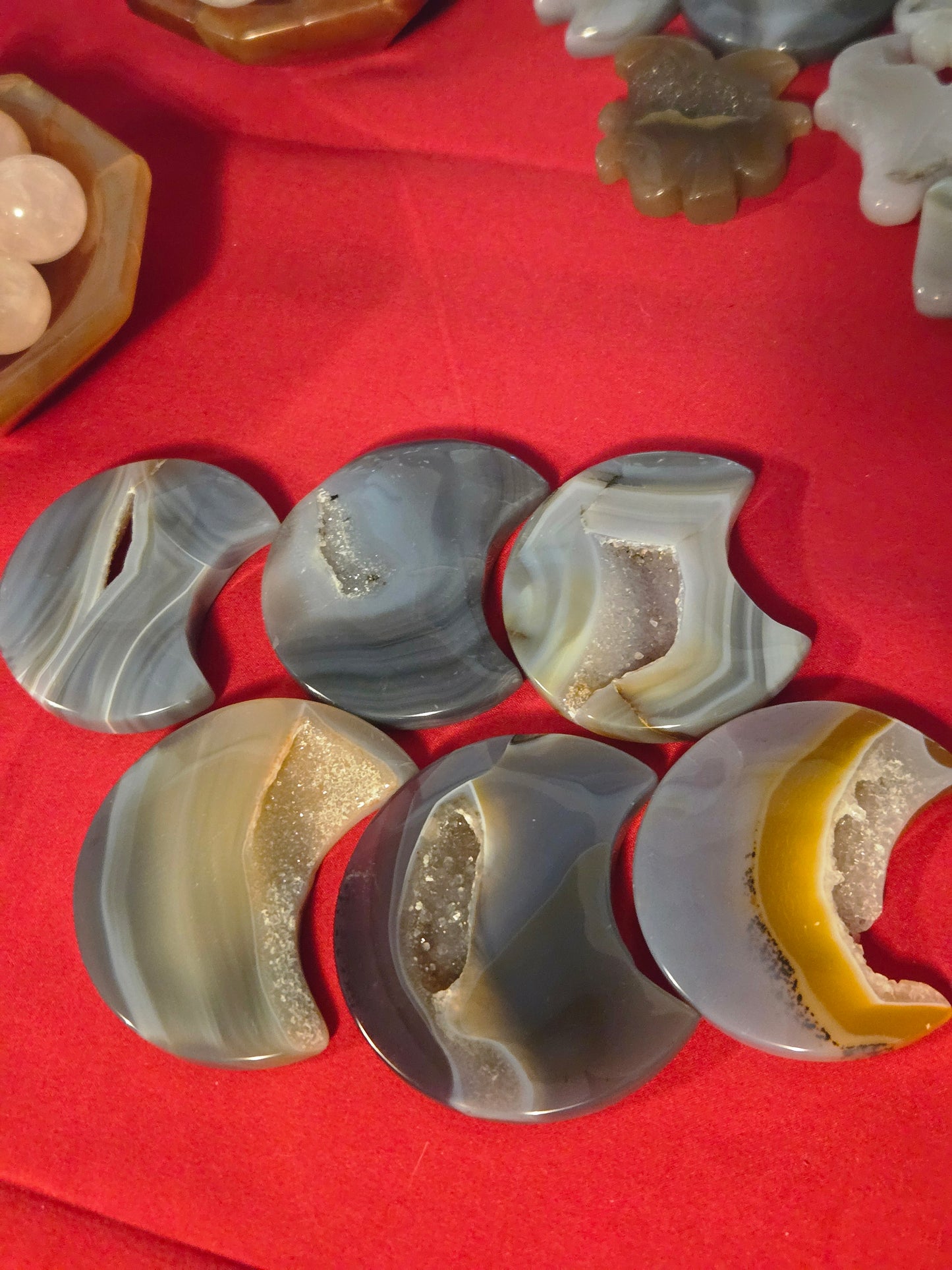 Druzy Agate Pieces