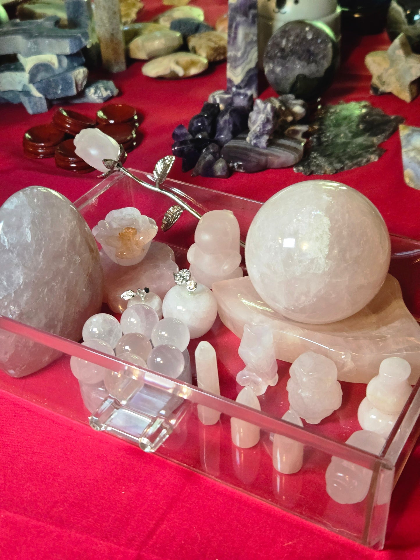 Garden Basket Rose Quartz Collection