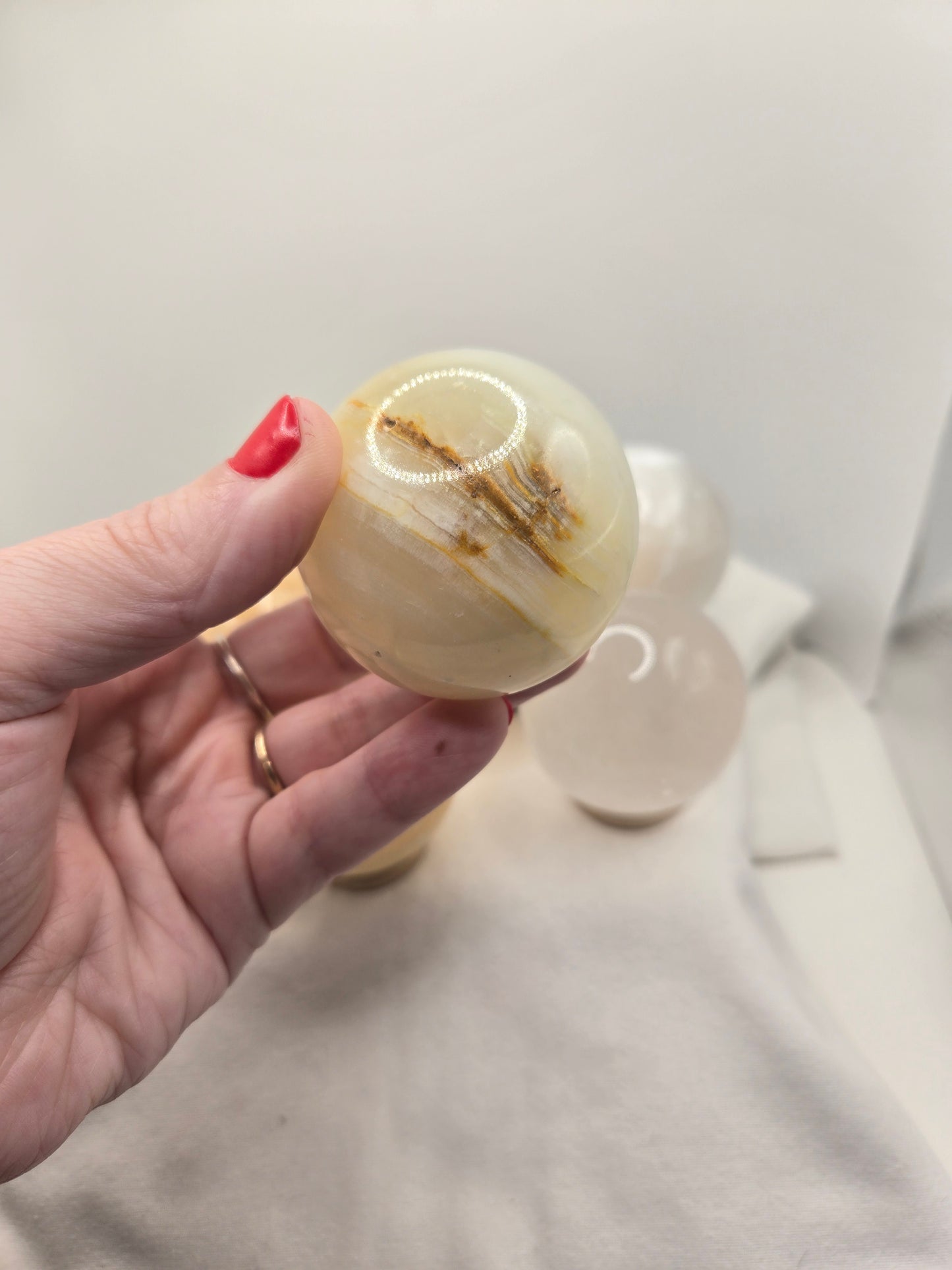 Light Colored Spheres