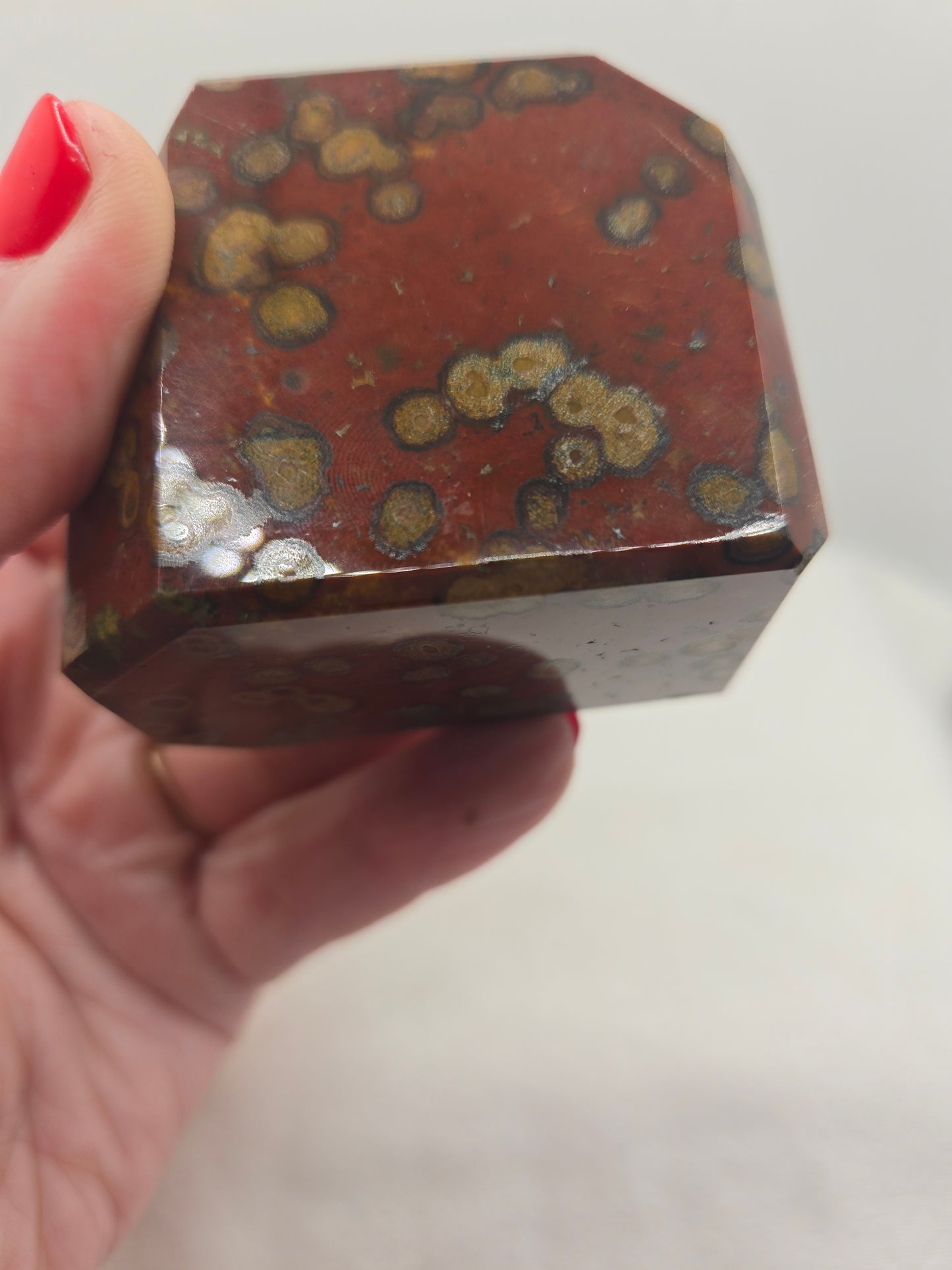 Orbicular Bloodstone Freeform
