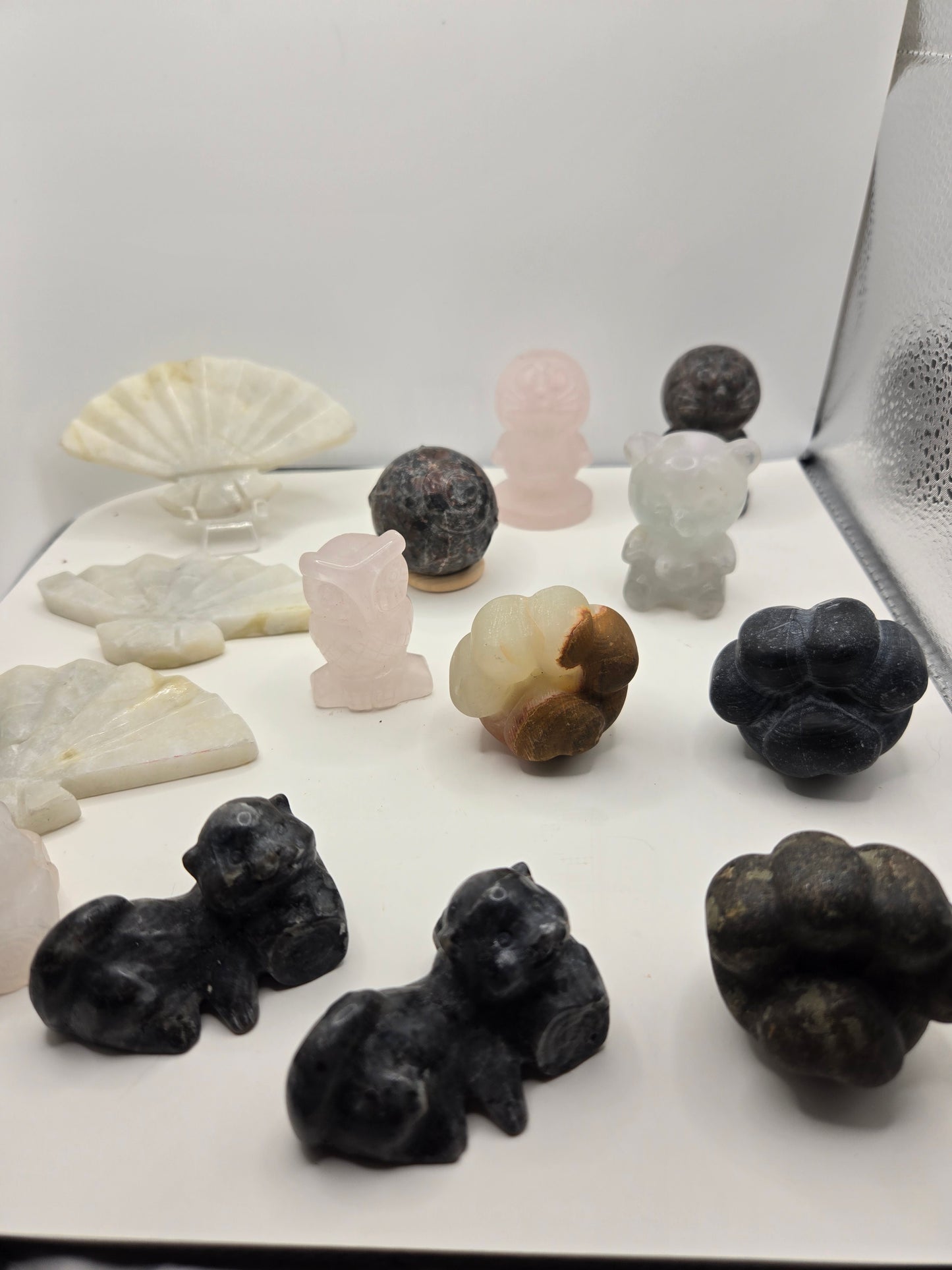 Medium Carvings in the Garden