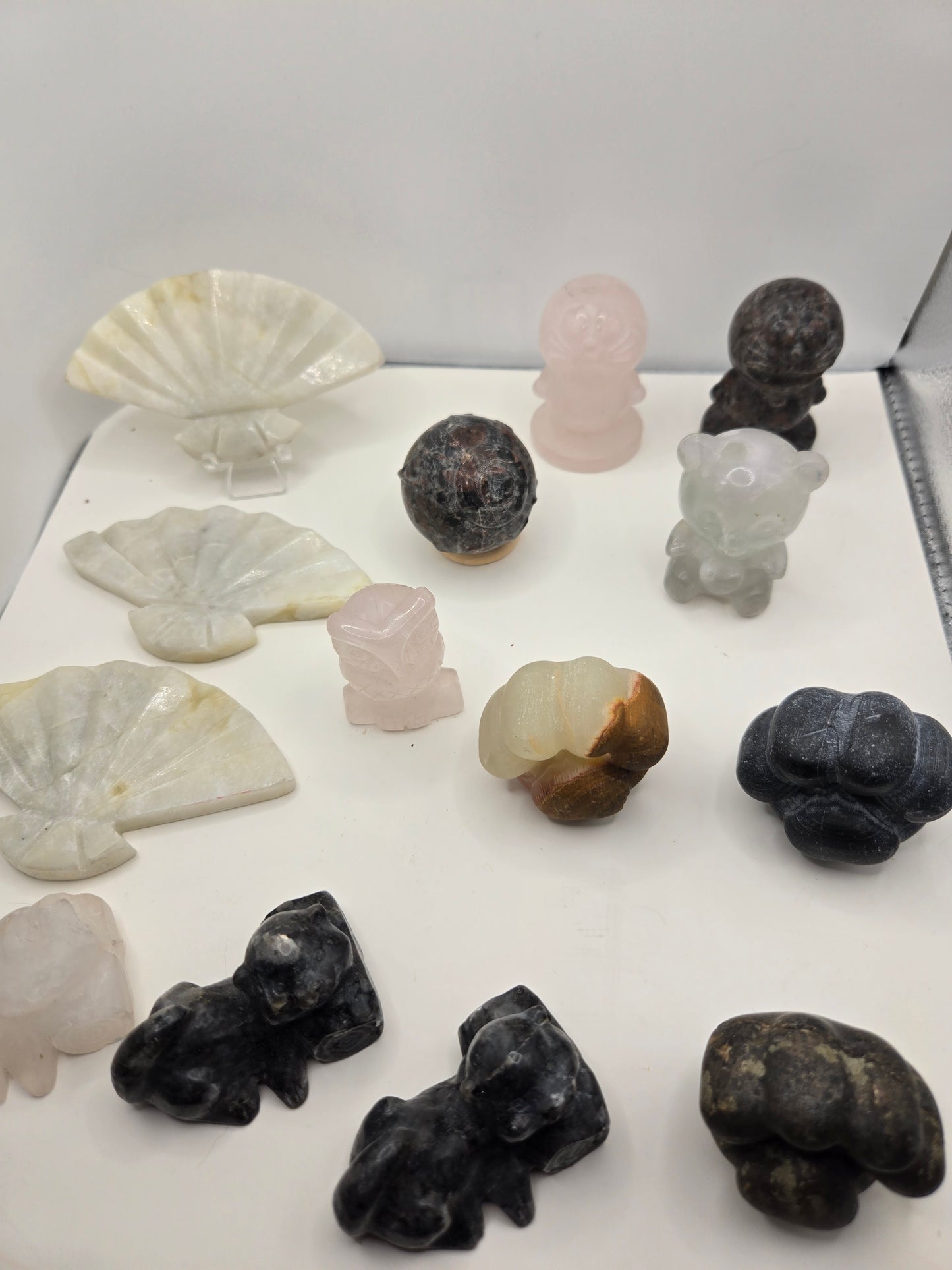 Medium Carvings in the Garden