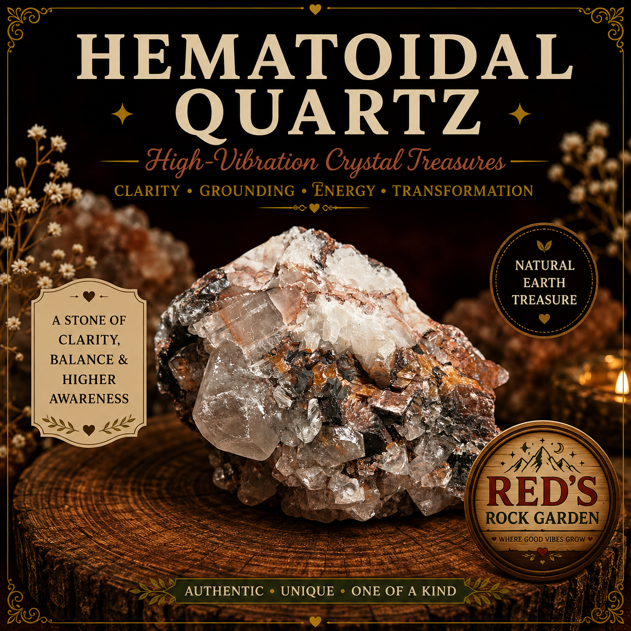 Hematoidal Quartz