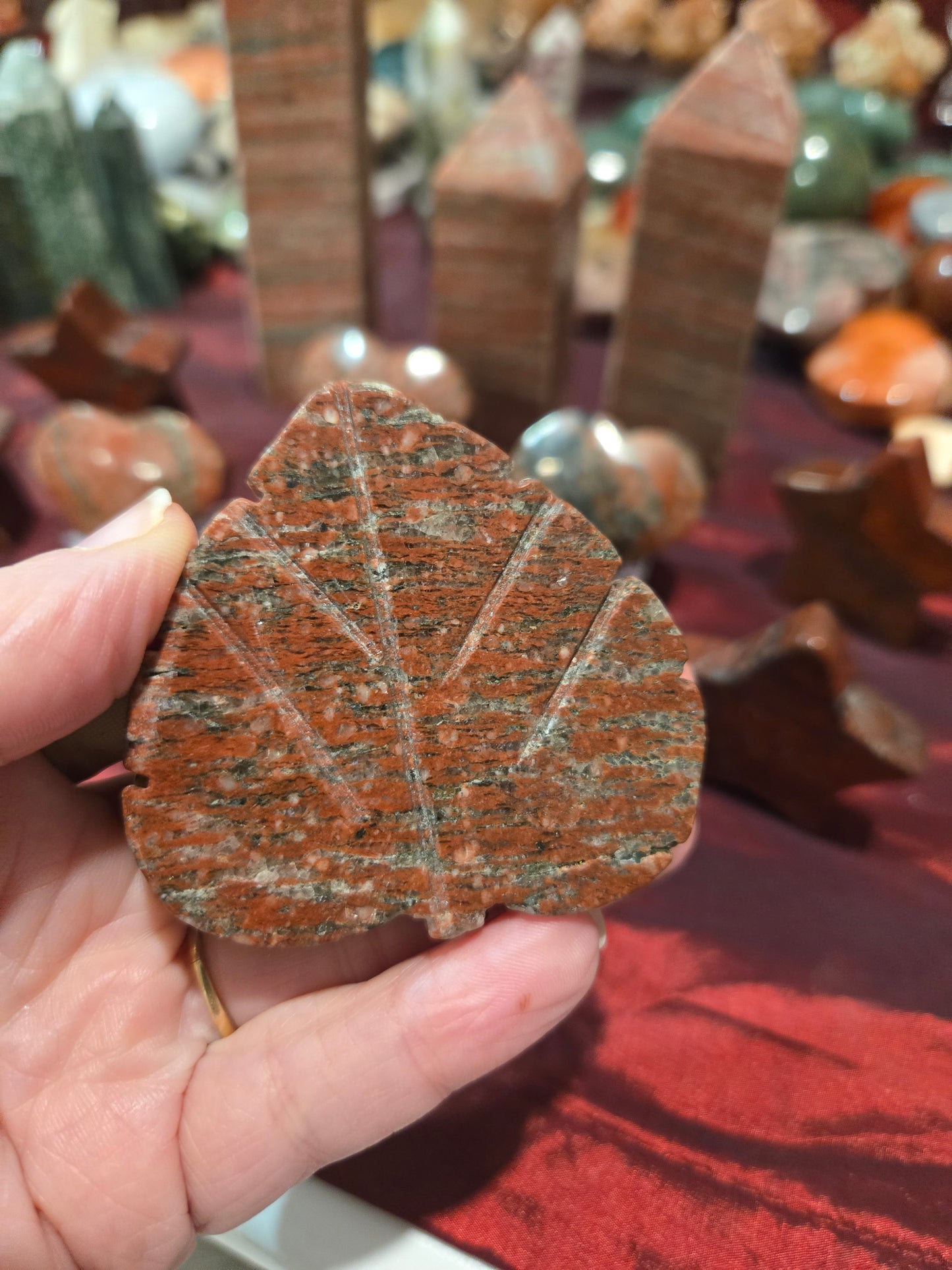 Red Granite with Black Sparkles