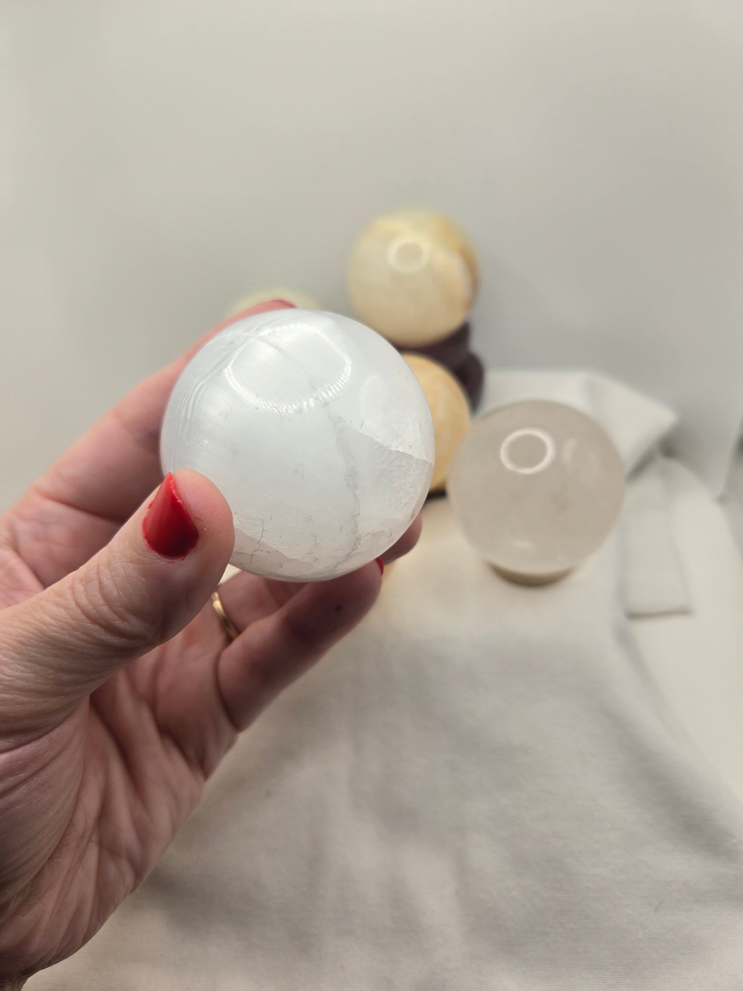 Light Colored Spheres