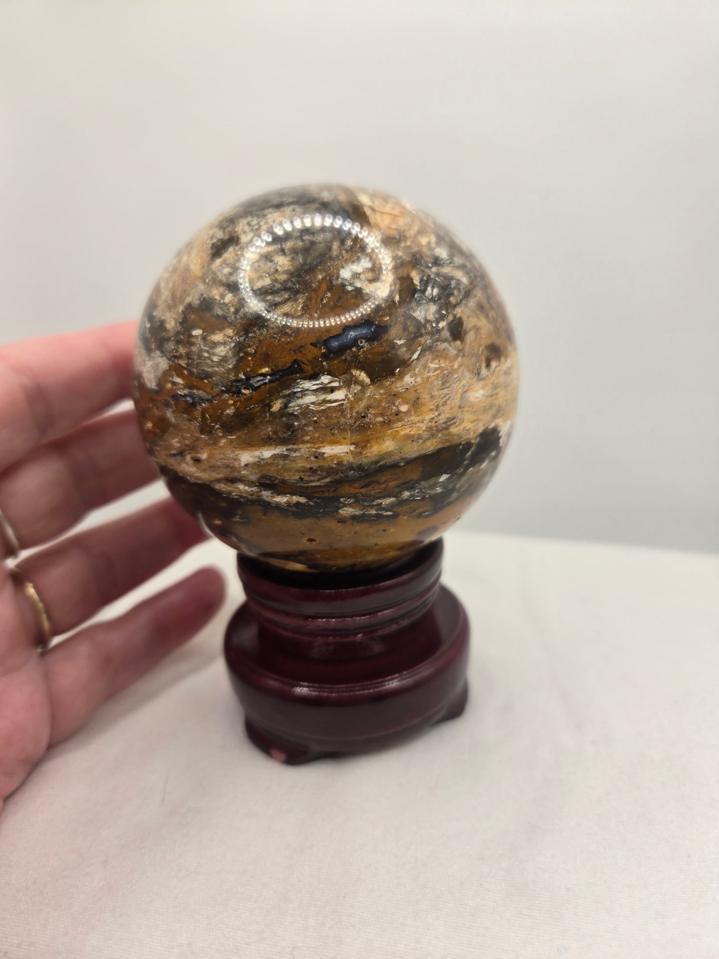 Chocolate Opal Sphere