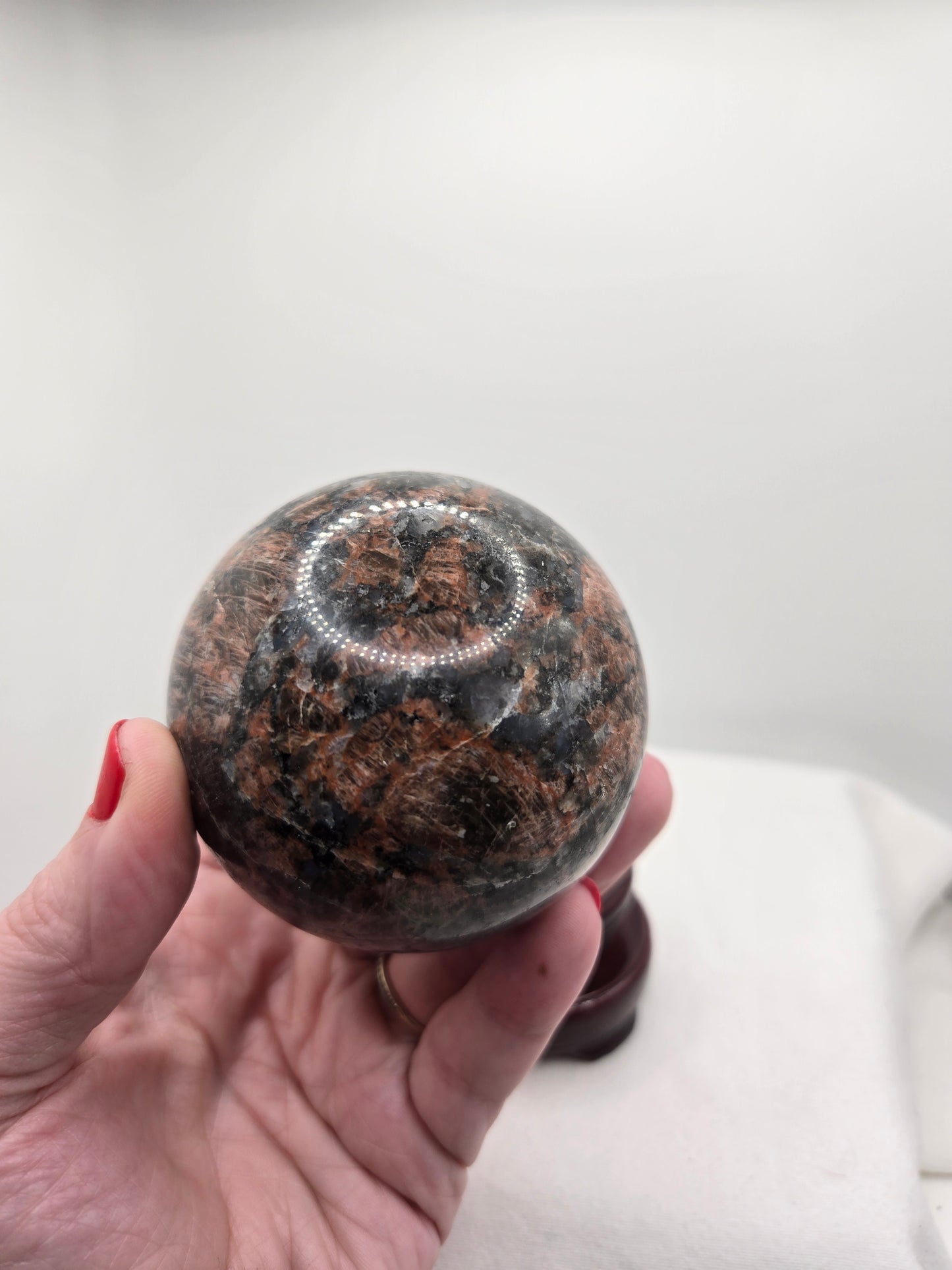 Brown Astrophyllite Sphere