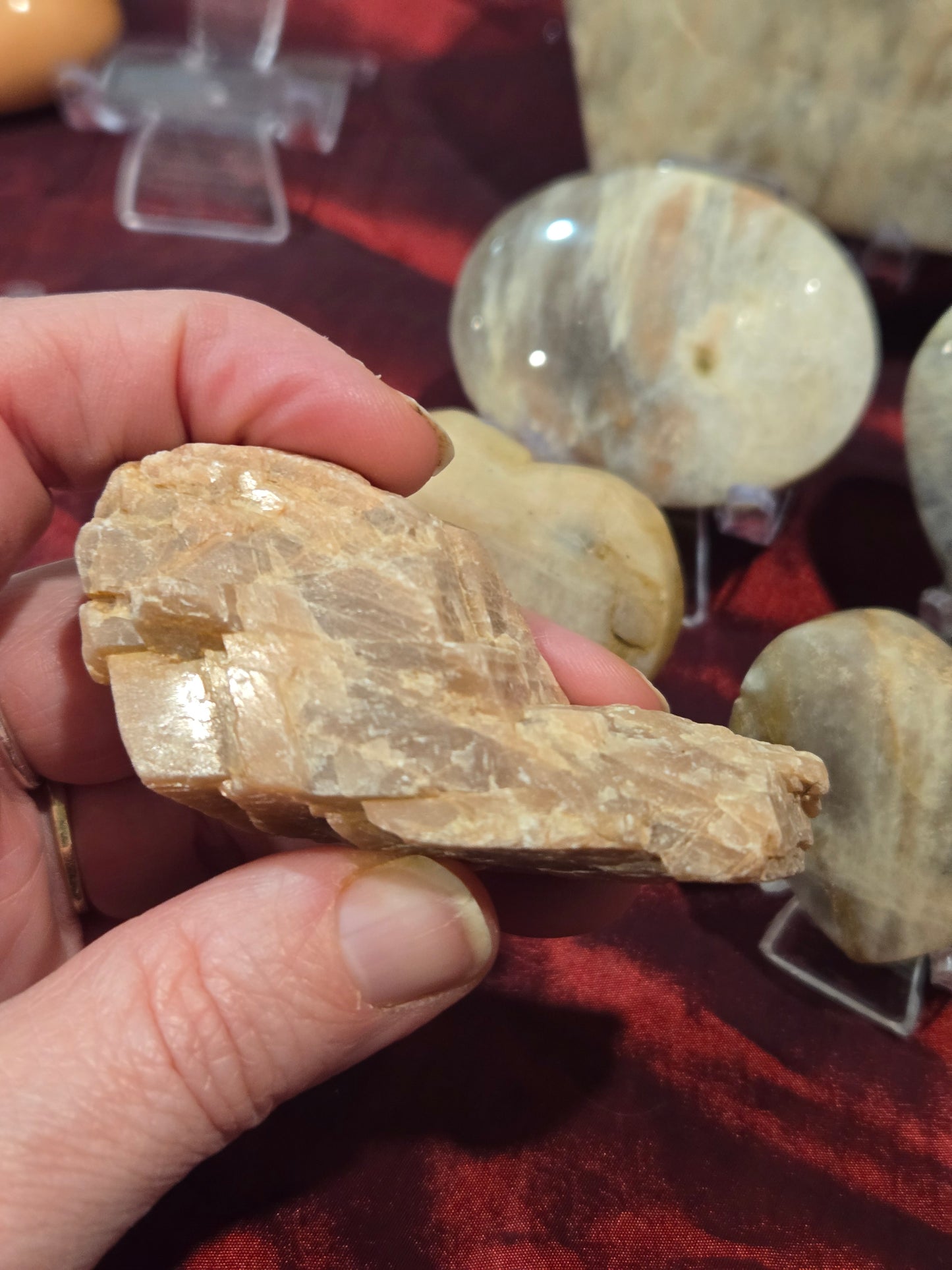 Different Moonstone Pieces