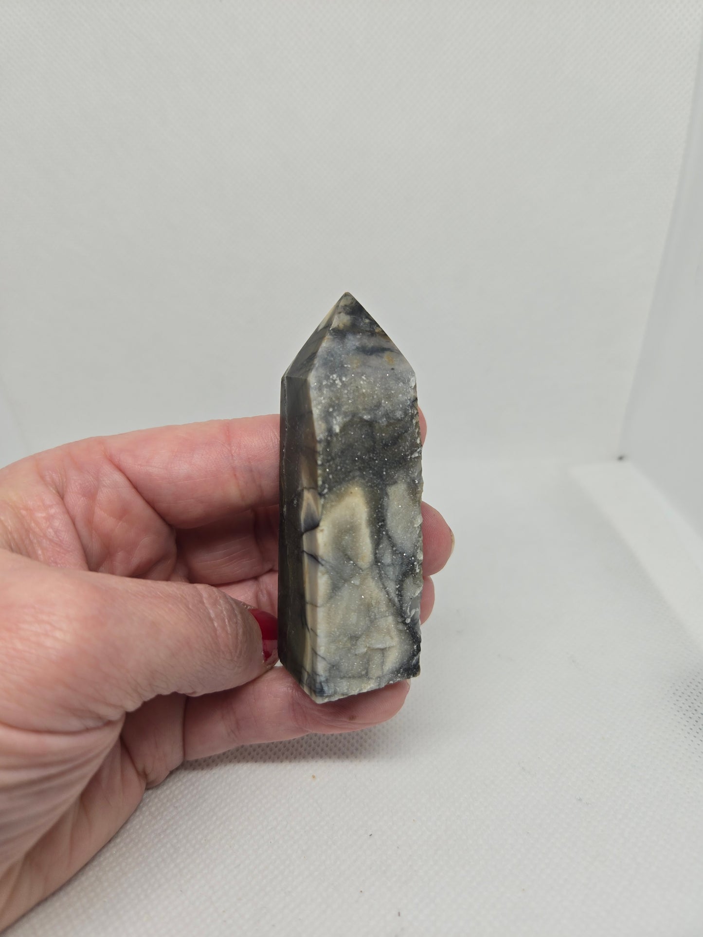 Small Druzy Agate Towers