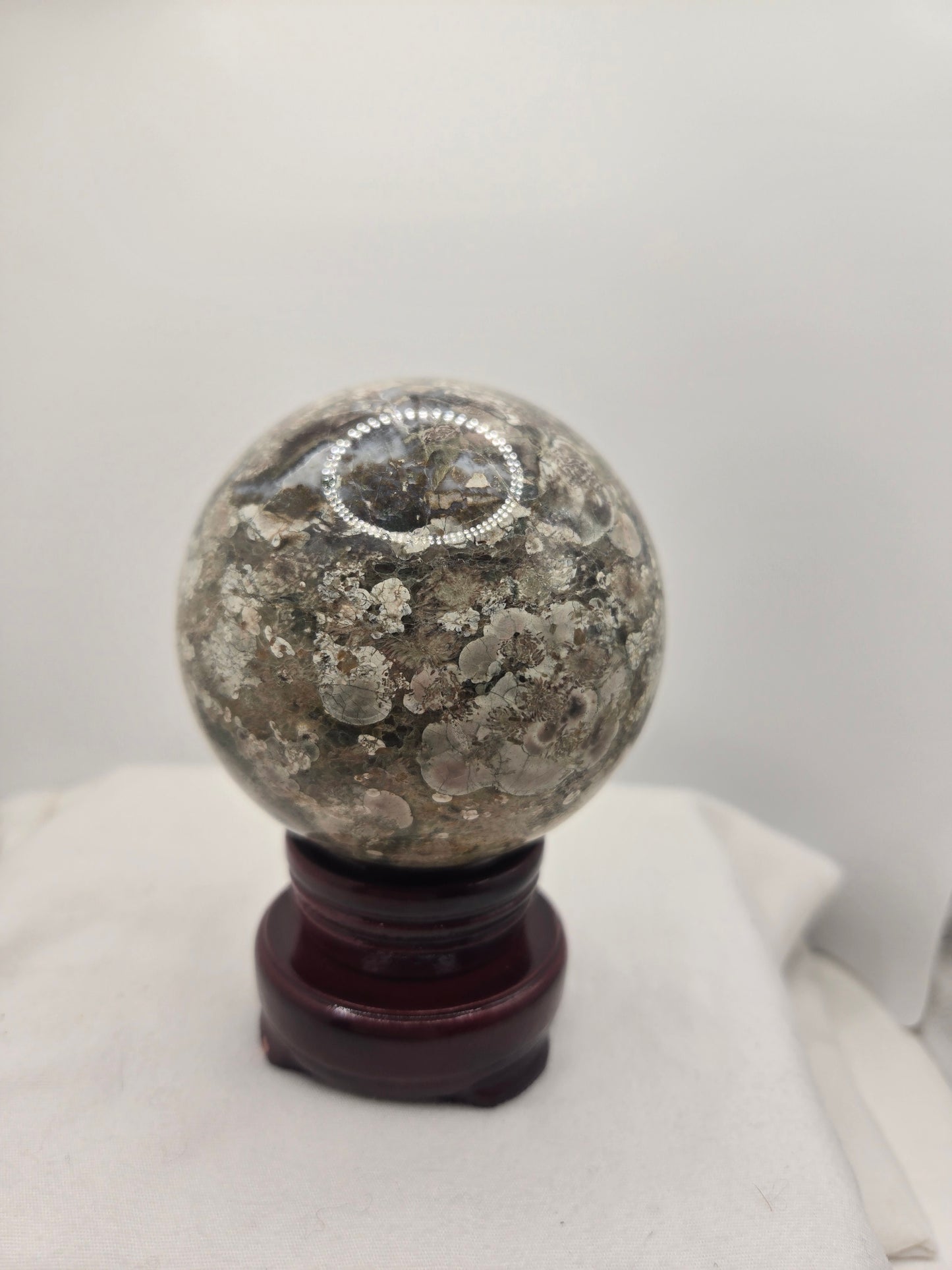 Green Cherry Blossom Sphere