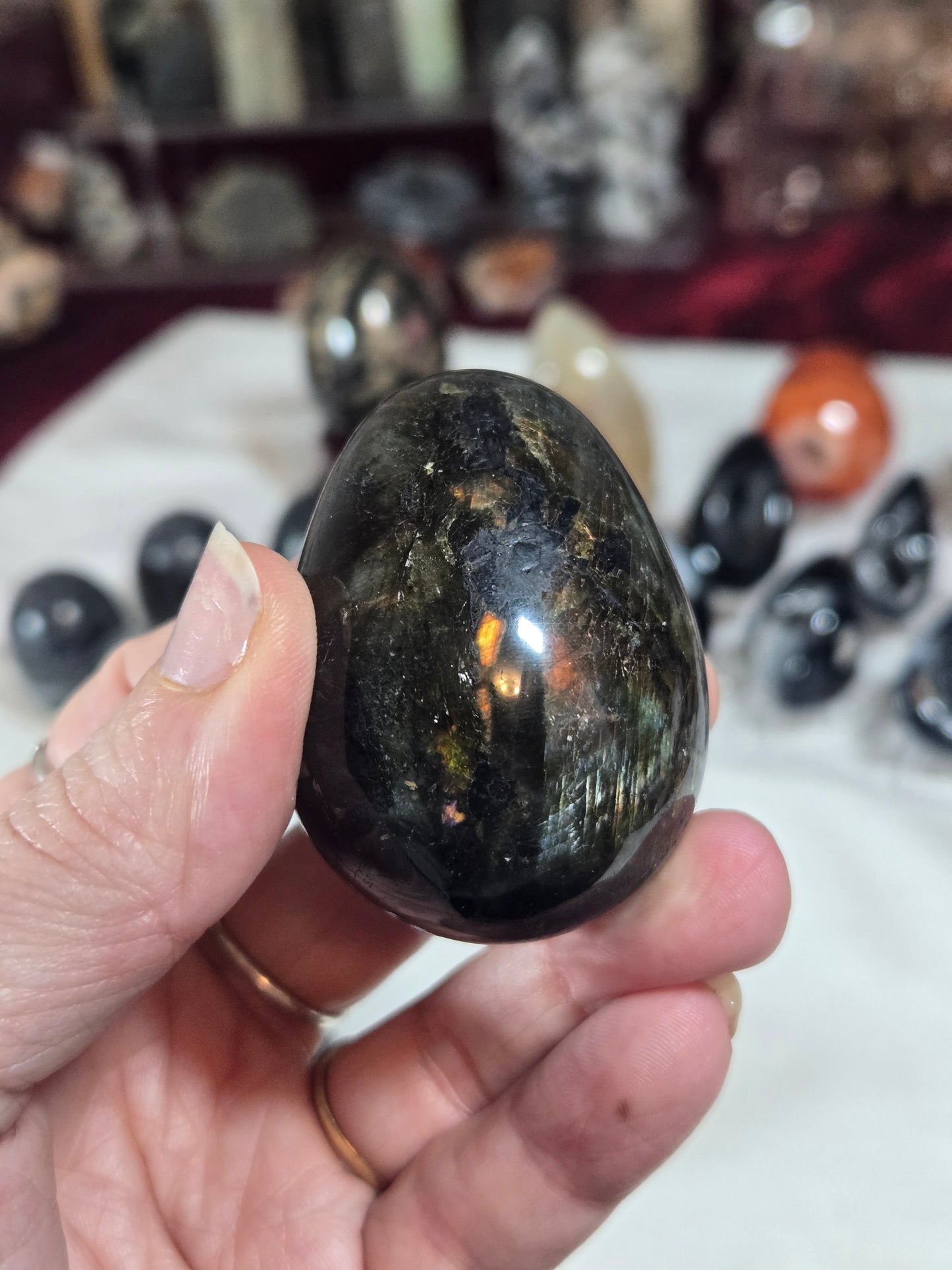 Labradorite Eggs
