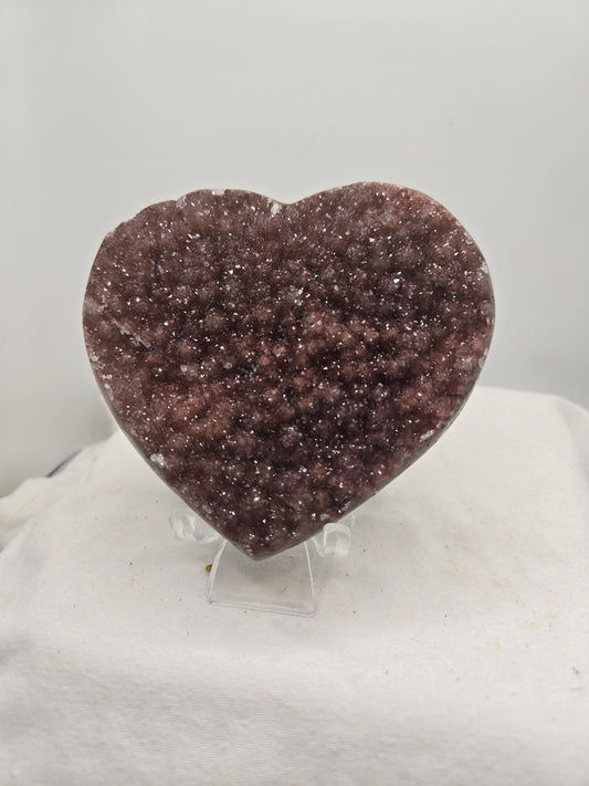 Large Amethyst Heart