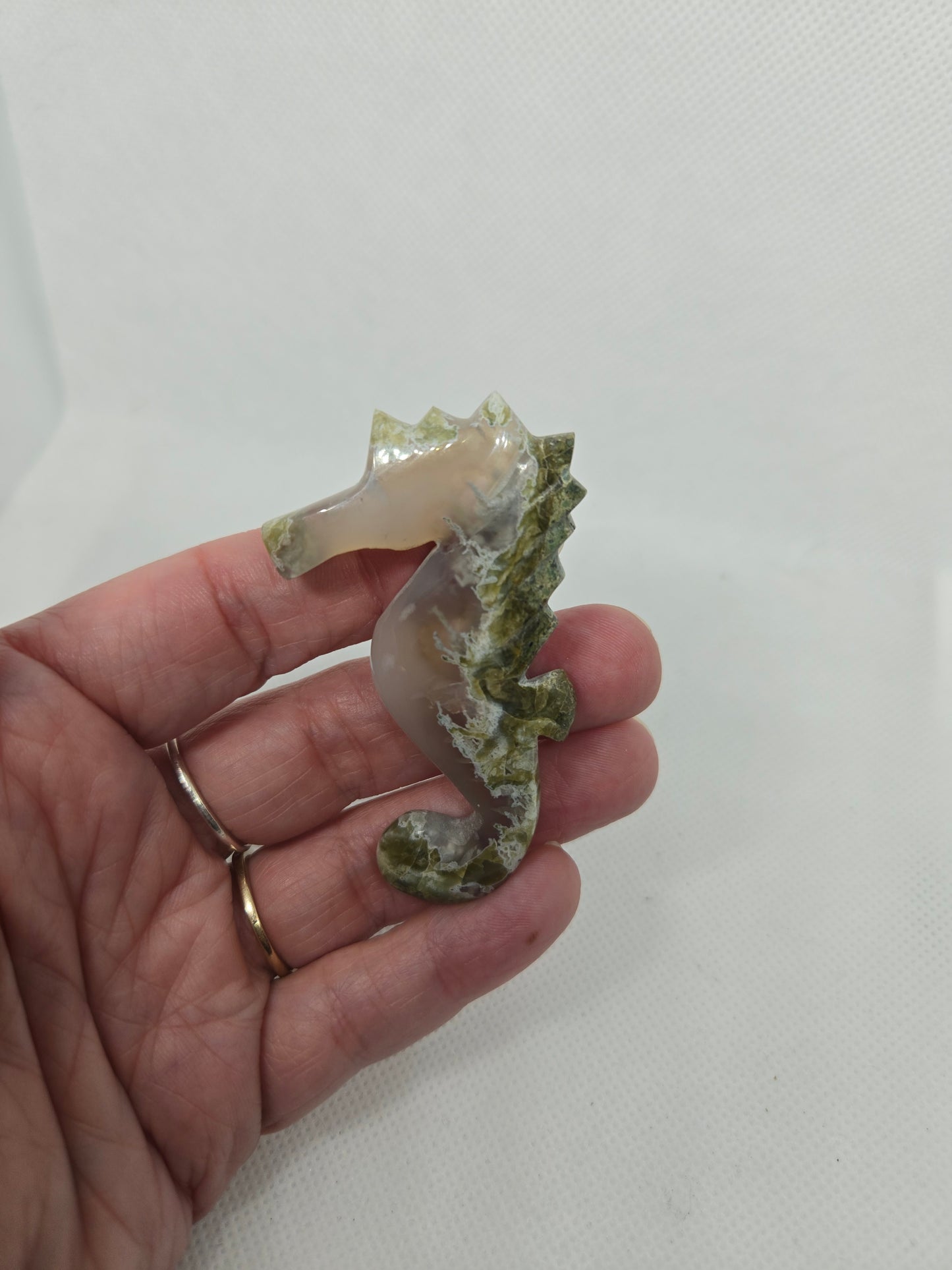 Moss Agate and Mexican Crazy Lace