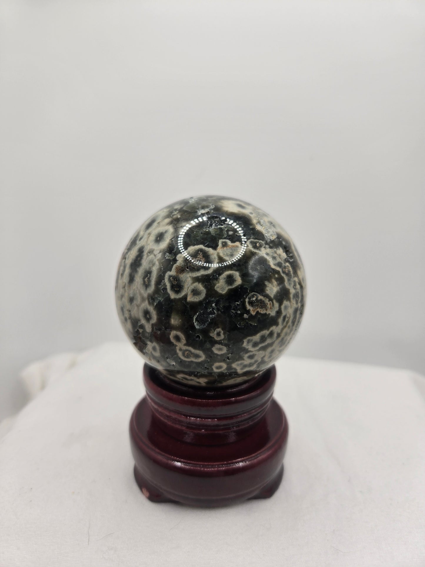 Druzy Ocean Jasper Sphere