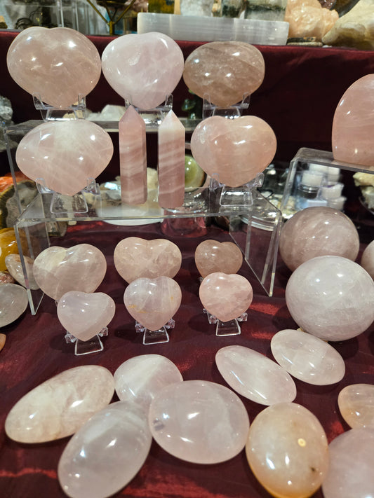 Rose Quartz Pieces