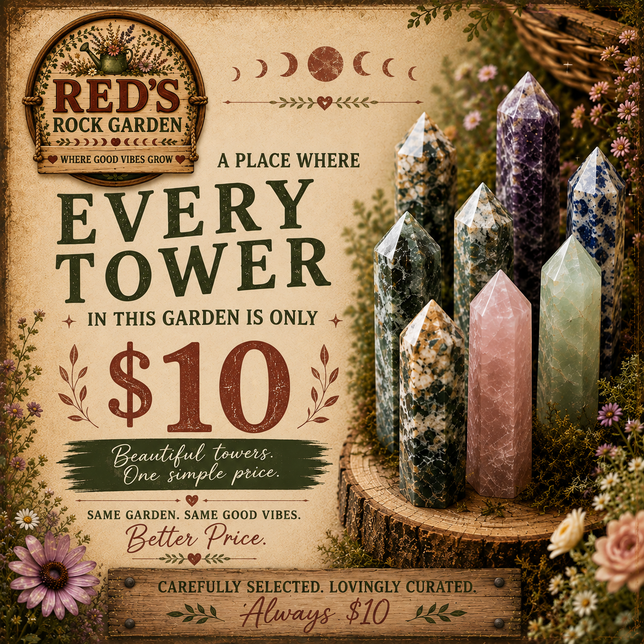 $10 Garden Towers Section