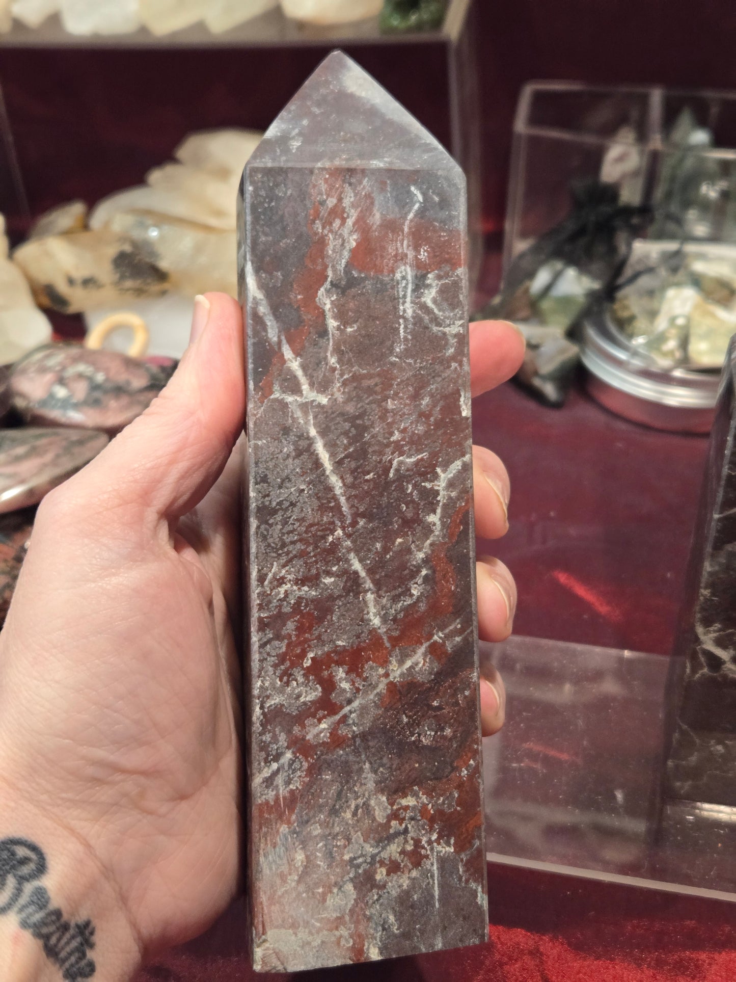 Natural Garnet Towers