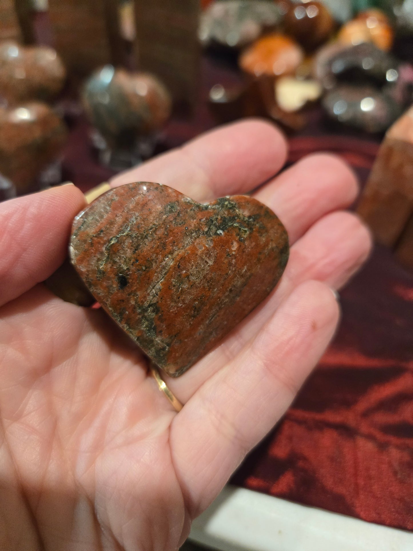 Red Granite with Black Sparkles