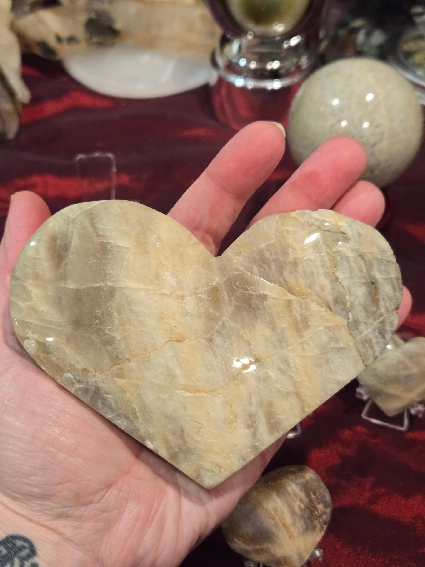 Different Moonstone Pieces