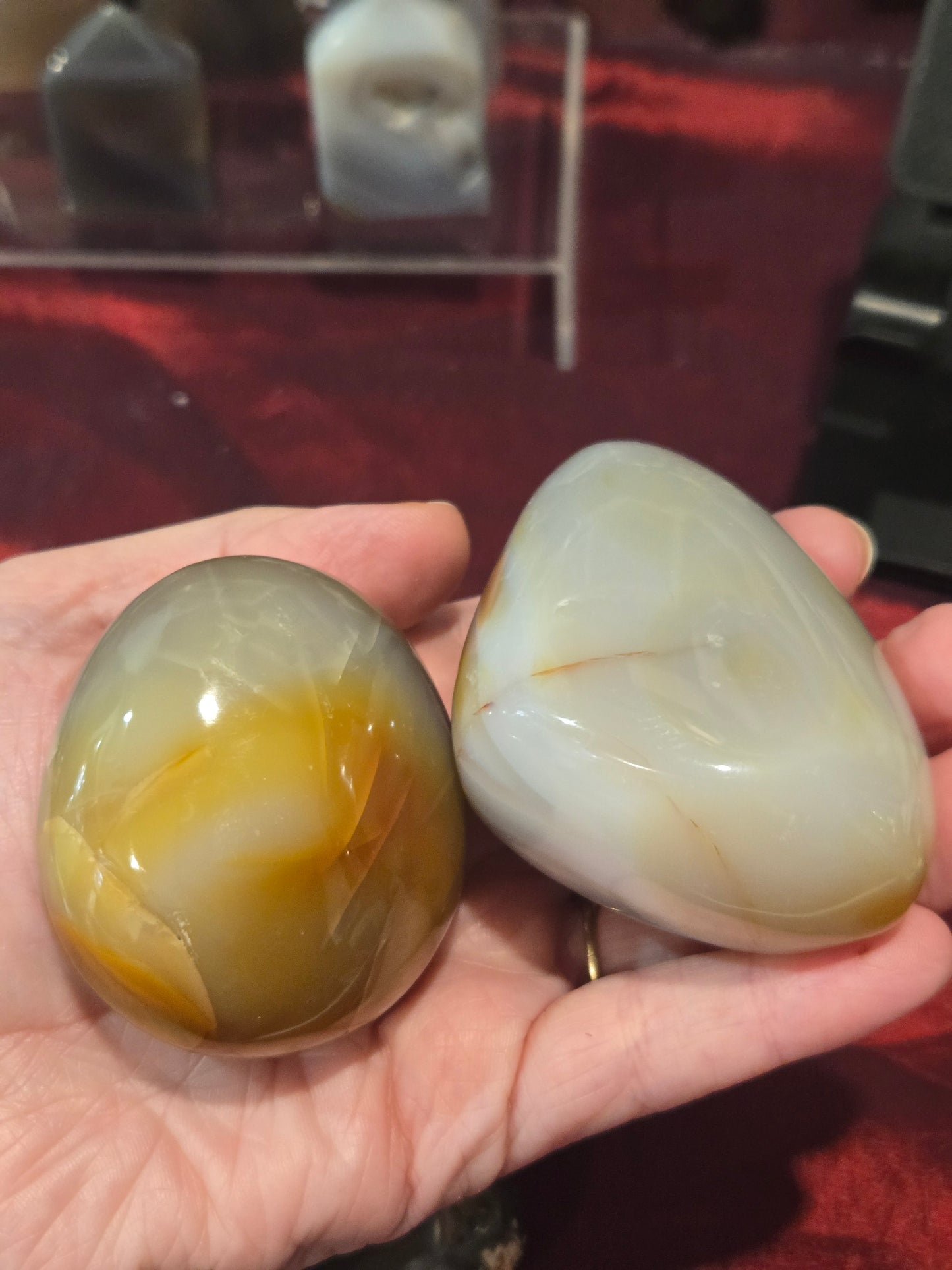 Orca Agate Pieces