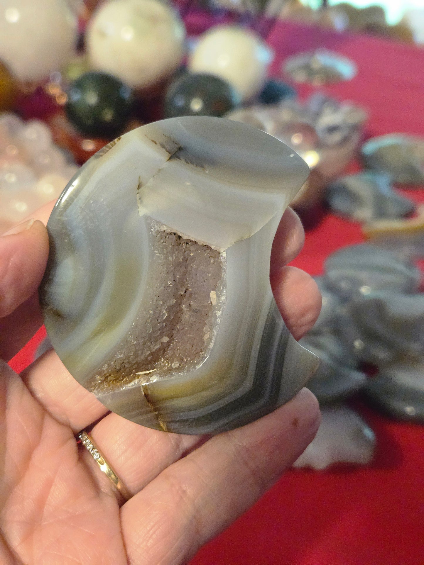 Druzy Agate Pieces
