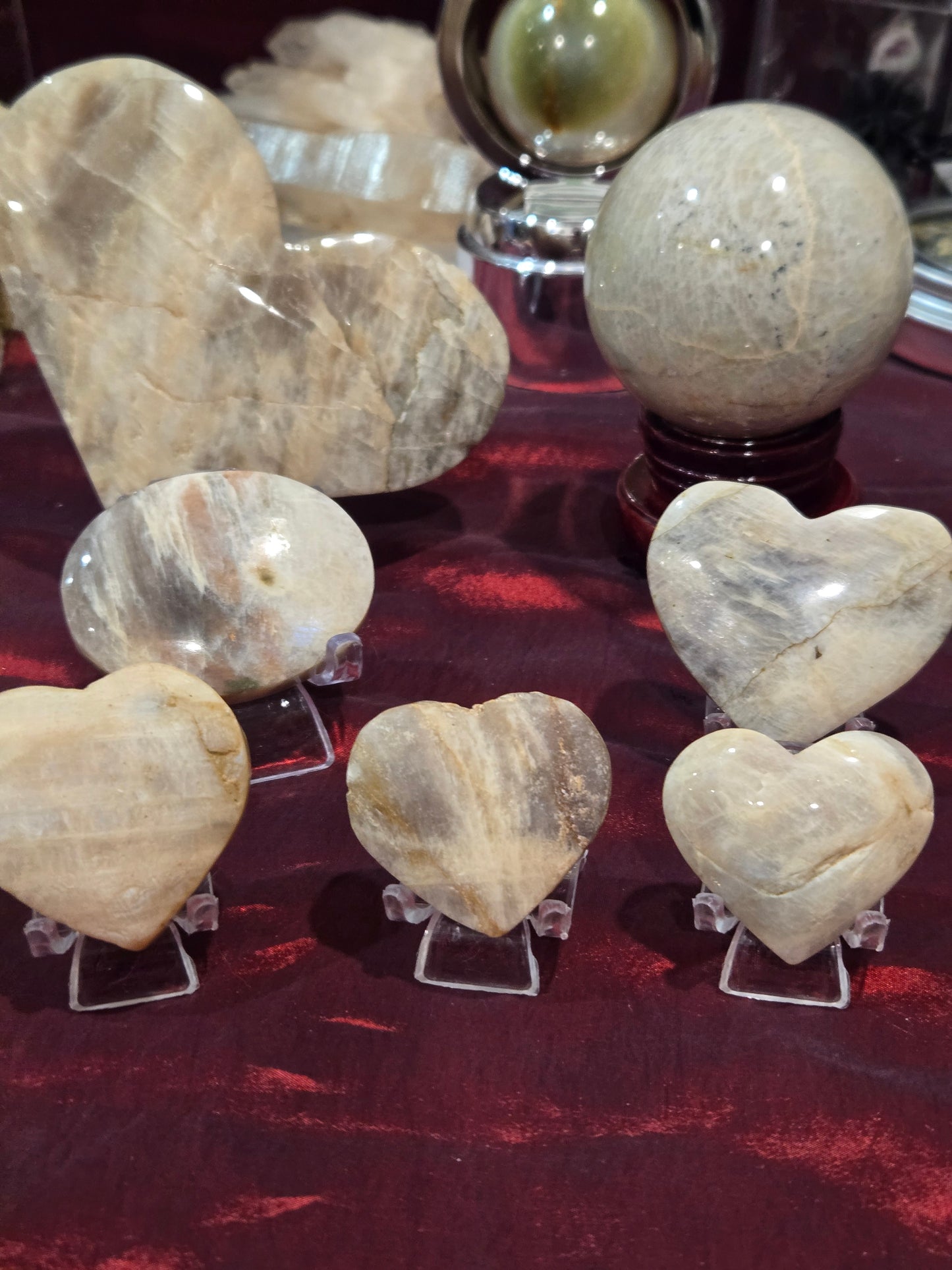 Different Moonstone Pieces