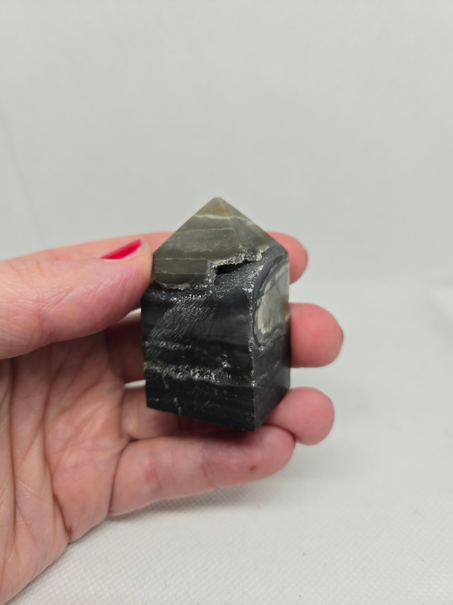 Small Druzy Agate Towers