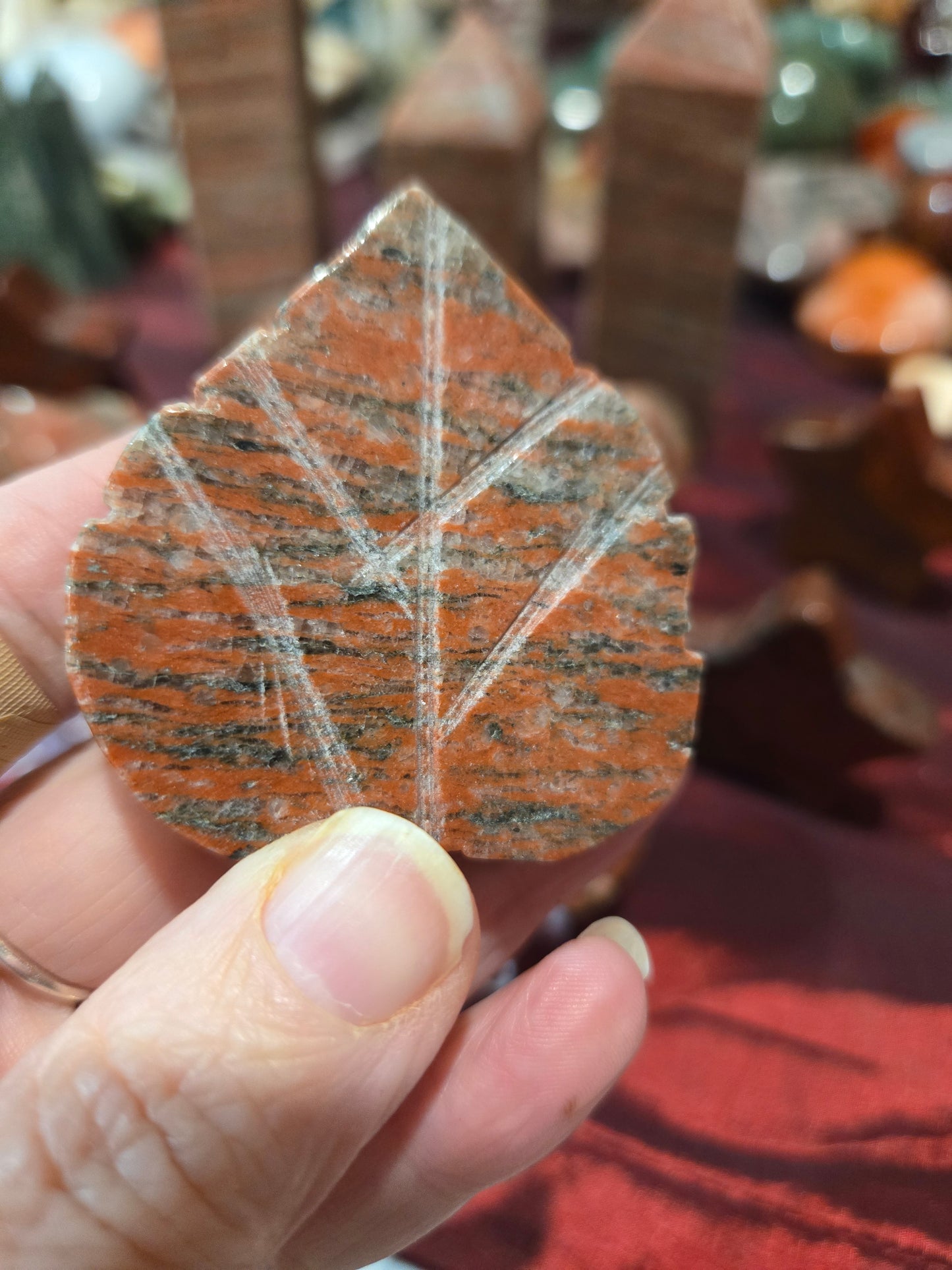 Red Granite with Black Sparkles
